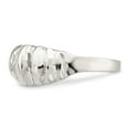 thumbnail image 4 of Sterling Silver Diamond-cut Domed Ring, 4 of 6