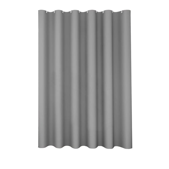 Kraoden Flexible Shower Stall Curtain, Sturdy Water-Repellent Plastic Liner for Bathroom, Hotel, and Home Decor, Easy to Clean, Classic Solid Design