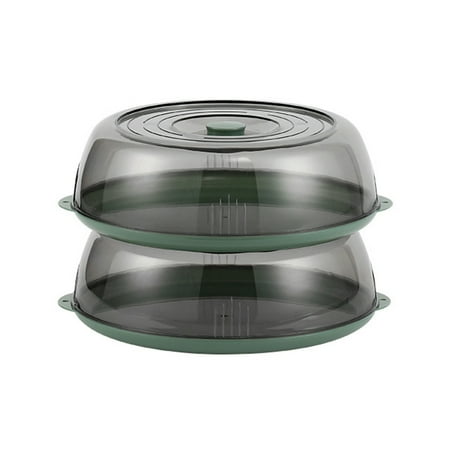 

SSBSM Anti-Splash Food Cover Fresh Keeping PET Heated Sealed Cookware Cap Kitchen Tools