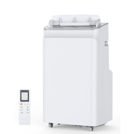 Portable Air Conditioners, Efficient 12,000 BTU Portable Air Conditioner – 3-in-1 AC Unit with Fan & Dehumidifier – Remote Control, 24H Timer, 3 Speeds, Auto Swing – Cools up to 550 Sq.Ft
