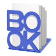 thumbnail image 3 of CEHVOM 2 Pairs Bookends, Book Holder, Letter Pattern Metal Book Stand Supports For Bookshelf Decoration Gift, 3 of 3