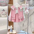 thumbnail image 6 of Cinnamoroll Sweatshirt Cute Cartoon Jacket Trousers Skirt Autumn Suit, 6 of 7