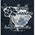 thumbnail image 2 of South Carolina Smurfy Southern Vibes Men's Graphic T Shirt Tees Brisco Brands S, 2 of 6