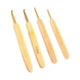 thumbnail image 4 of 8pcs/Set Bamboo Handle Crochet Hook Metal Head Sweaters Crochet Needle 2.5mm-6mm Size, 4 of 9