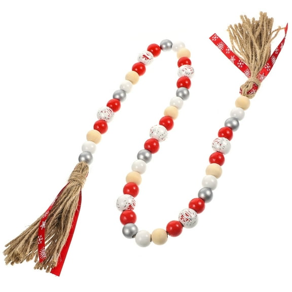 PAMINGONO Rustic Bead Garland Multi Wood Rope 1Pack DIY Decoration Wall Hanging