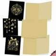 thumbnail image 4 of The Best Card Company 10 Assorted Blank Christmas Notecards Bulk Box Set 4 x 5.12 Inch with Envelopes (10 Designs, 1 Each) Golden Holidays M6723XSB, 4 of 6