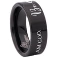 thumbnail image 5 of Be Still and Know That I am God Style 1 Tungsten Carbide Ring, 5 of 8
