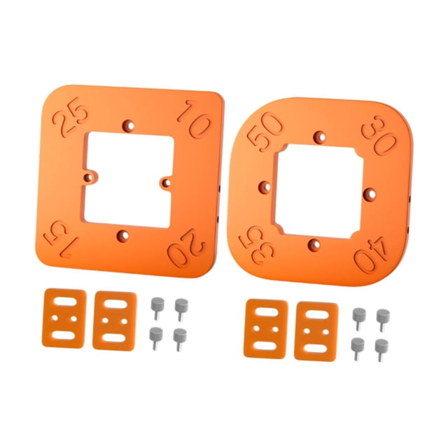 tamizeot 2 Pcs Outil de Menuiserie Coin de Routeur pour Modèles de Rangée Portable R10 à R50
