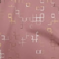 thumbnail image 1 of oneOone Cotton Jersey Dark Peach Fabric Geometric Sewing Craft Projects Fabric Prints By Yard 58 Inch Wide, 1 of 6
