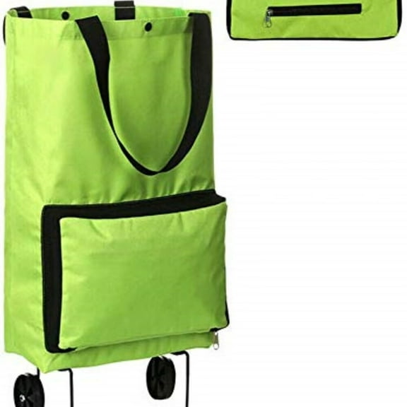 Foldable Shopping Trolley Cart Bag Wheels Carts Market Luggage Basket