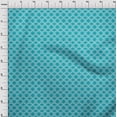 thumbnail image 4 of oneOone Rayon Turquoise Green Fabric Geometrical Craft Projects Decor Fabric Printed By The Yard 56 Inch Wide, 4 of 4