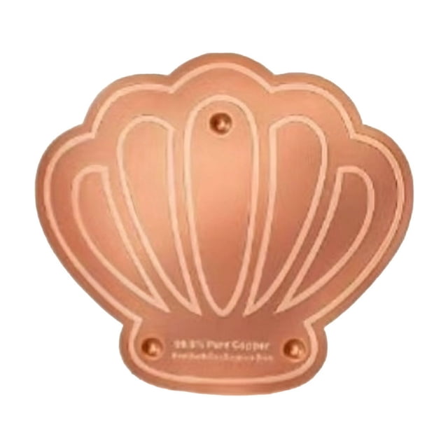 EGNMCR Copper Birds Bath Disk Triangular-Point Support Made Lower Cleaning Frequency For Physical Safe Water Purify Outdoor Birds Bowls All-Season Copper disc