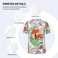 thumbnail image 5 of Fotbe Mushroom and Frogs Baseball Jersey Shirt for Men and Women, Casual Short Sleeves Button Down T-Shirt-X-Large, 5 of 9