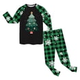 thumbnail image 5 of Cathalem Christmas Pjs Matching Sets Baby Christmas Matching Jammies Kids Holiday Sleepwear Set Green 2-3 Years, 5 of 6
