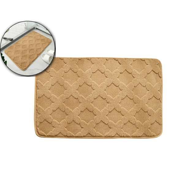 Dvruxg Memory Foam Bath Mat Rug 30"x20", Ultra Soft and Absorbent Bathroom Rugs, Non-Slip, Comfortable, Machine Washable Bath Carpet for Bathroom Floor, Tub, Shower