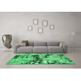 thumbnail image 3 of Ahgly Company Indoor Square Persian Green Bohemian Area Rugs, 3' Square, 3 of 4