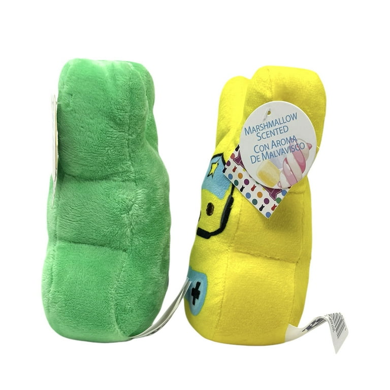 キャラクターグッズ peeps peeps Peeps 6in Scented Plush, Yellow Gamer & Green Top Hat with