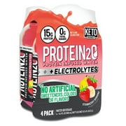 Protein2o 15g Whey Protein Infused Water Plus Electrolytes, Strawberry Banana,16.9 fl oz (4 Count)