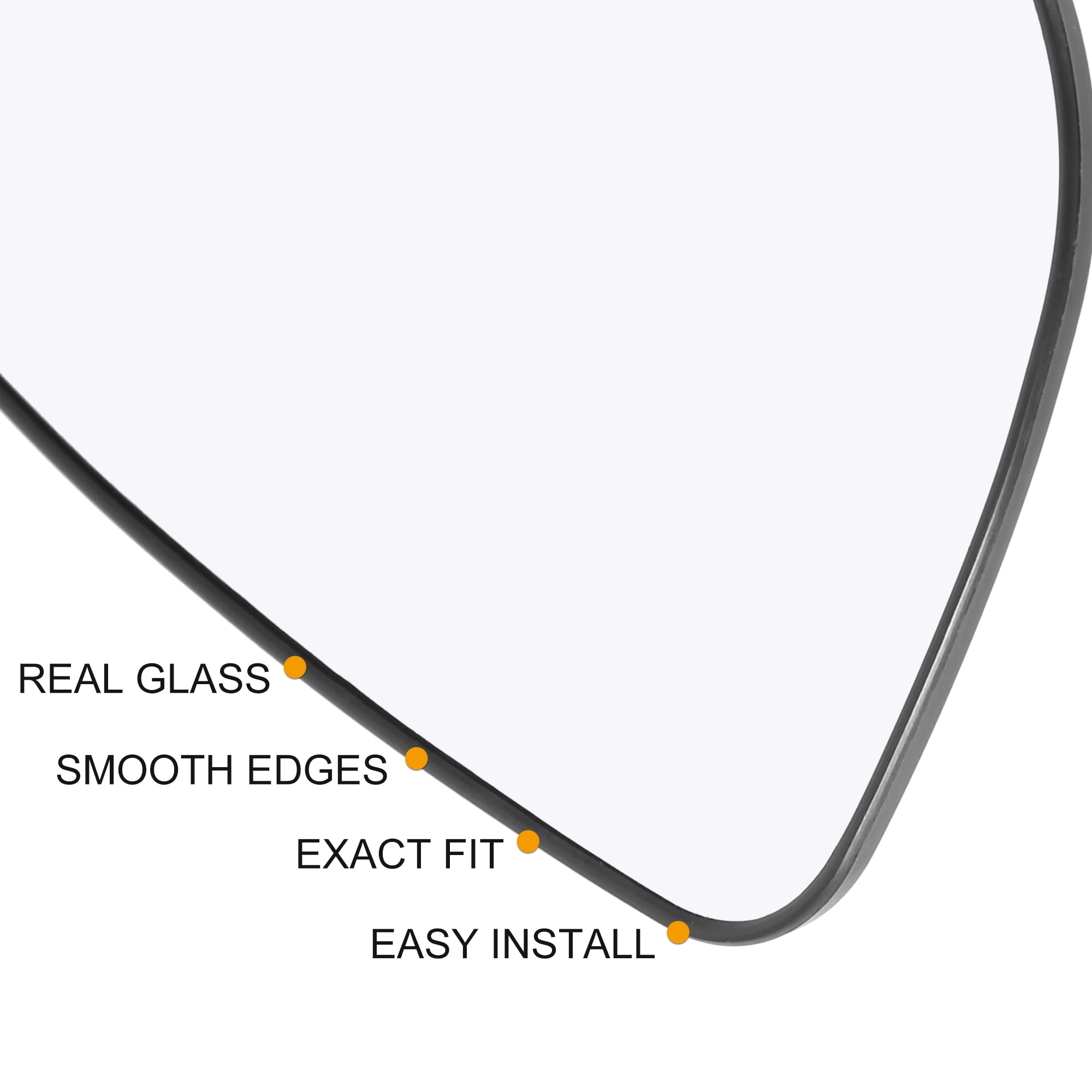 Unique Bargains Left Driver Side Heated Mirror Glass for Hyundai Elantra 2011-2013