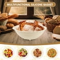 thumbnail image 5 of Qenwkxz Silicone Bread Proofing Basket Set of 2 Round Sourdough Bread Baking Baskets Foldable Dough Rising Ratten Bowl 10 Inch Sourdough Baking Basket for Professional and Home Bakers, 5 of 7
