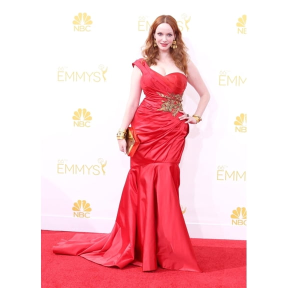 Christina Hendricks At Arrivals For The 66Th Primetime Emmy Awards 2014 Emmys