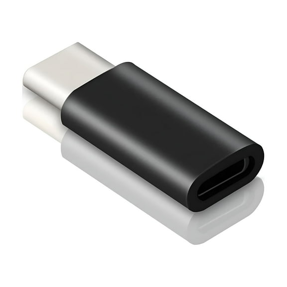 GJX USB C Male to Lightning Female Adapter Charging Data Sync Type C Connector