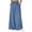 Blue, variant on Lmueinov Women's Paperbag Waist Bow Tie Wide Leg Pants, Casual Hemp Polyester Blend Flowy High Waist Trousers with Pockets, S-XL
