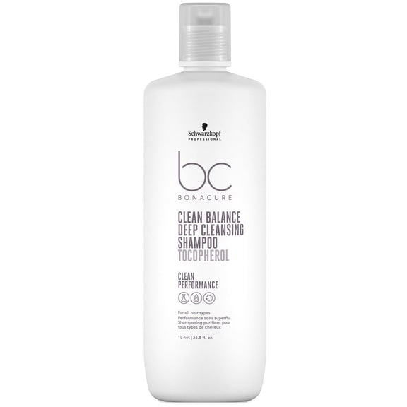 Schwarzkopf BC Tocopherol Clean Balance Deep Cleansing Shampoo - 33.8 oz
