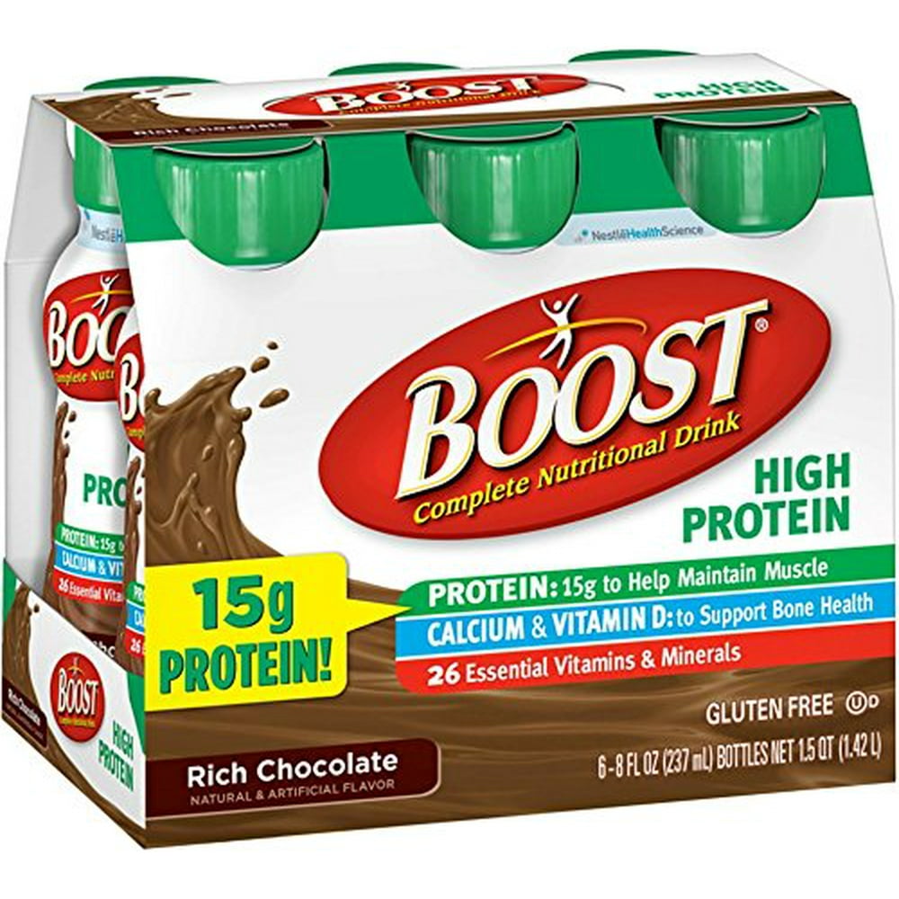 Boost Complete High Protein Nutritional Drink, Rich Chocolate Walmart