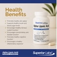 thumbnail image 6 of Superior Labs Alpha Lipoic Acid, Powerful Antioxidant, Vegetarian Capsules, 600mg, Gluten-Free, 120 Count, 6 of 10