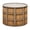 Color 4, variant on Drum Lamp Shade Plaid Seamless check plaid graphic light grey white for Lampshade for Table Lamps Floor Lamps Pendant Light 13"x13"x10" Replacement Linen Large Lamp Shade Easy Assembly
