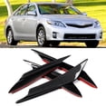 thumbnail image 1 of Deflector De Aletas Divisoras De Parachoques Delantero De Coche Estilo Fibra De Carbono Universal 4 Unids/set Delantero, 1 of 7