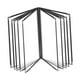thumbnail image 5 of Porta libros de menú Esquinas de metal Porta menús tamaño carta Carpeta de menú transparente Menú 10 Página 20 Ver, 5 of 8