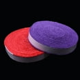 thumbnail image 2 of 10m Extended Super Fiber Anti-Odor Sweatband: Large Roll Towel Grip Tape for Badminton, Table Tennis & Fishing Rackets - Red Absorbent Racket Handle Wrap with Extra-Length Coverage and Freshness, 2 of 6