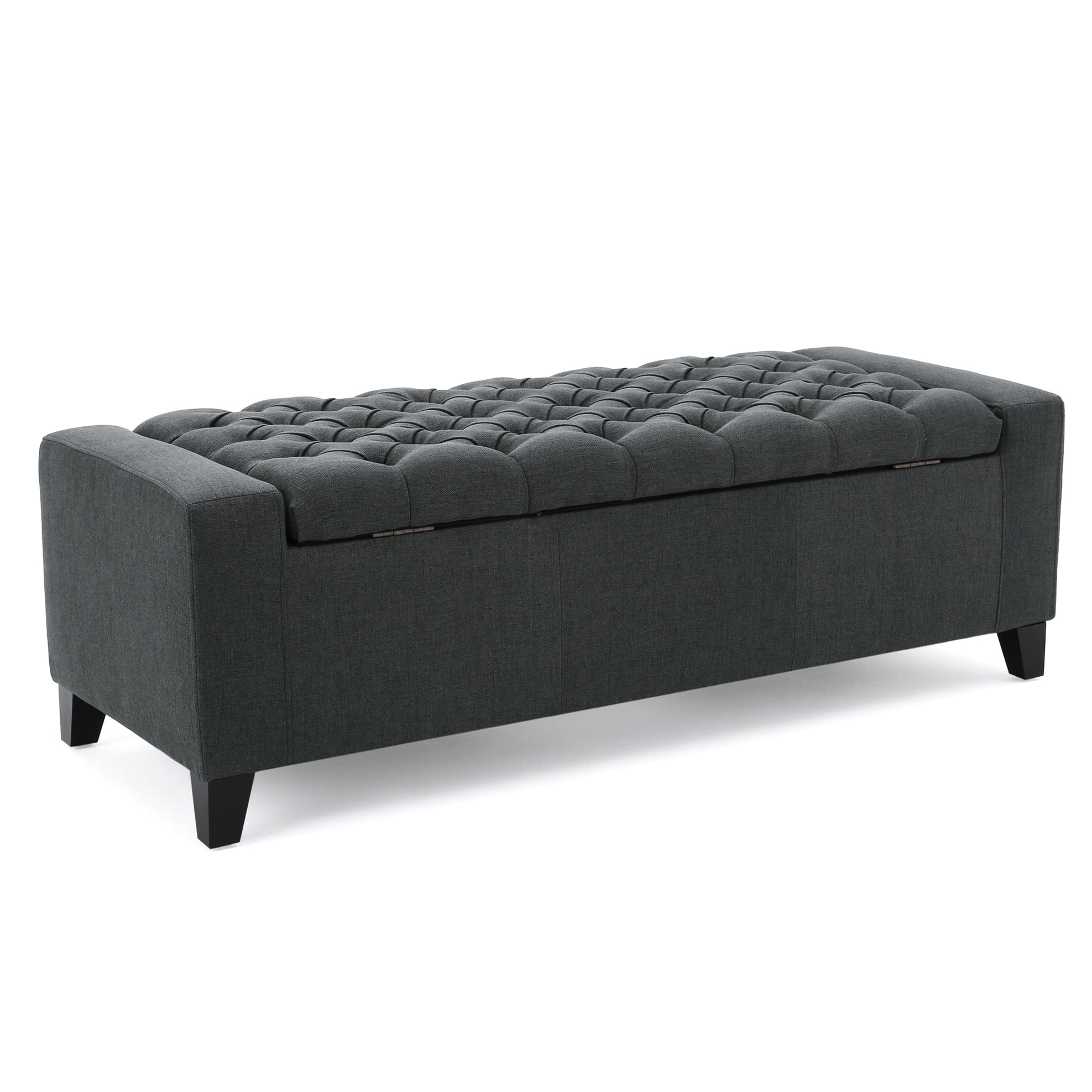 Dark Gray Storage With Stylish Look - 20.50”d X 51.00”w 16.54”h Adds Elegance To Your Room For Home Keeps Organized