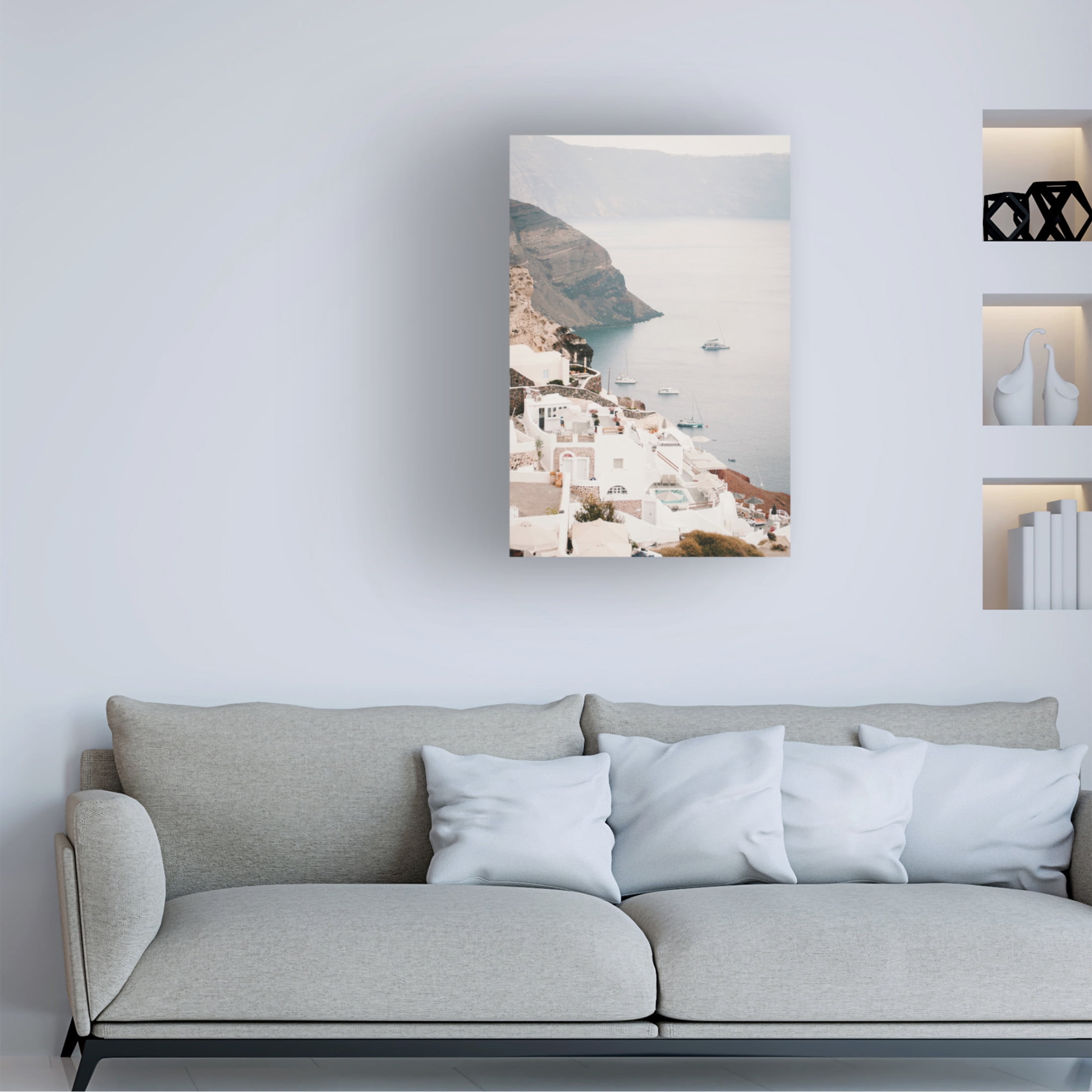 Canvas Wall Art - Krista Broadway 'Voula' Wall Art for Living Room, Bedroom, or Office Décor by Trademark Fine Art - 16 x 24 Inches