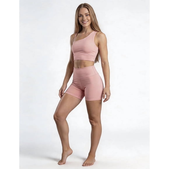 Conjunto Deportivo Mujer Rosa 2 Piezas