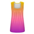 thumbnail image 4 of Tank Top For Women Sevevn Summer Tank Tops for Women Loose Fit Pleated Square Neck Sleeveless Tops Curved Hem Flowy Womens Tank Tops Loose Fit, 4 of 4