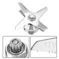 thumbnail image 2 of ZOUSSIQI 4 Knifes Blender Blade Assembly Cutter Replacement Parts Ice Crusher for Blender JU316-102669, 2 of 12
