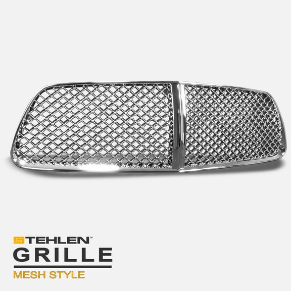 Stehlen 642167819752 Mesh Front Hood Bumper Grille - Chrome For 2011-2014 Dodge Charger