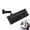 A, variant on Porfeet Adjustable Wall-Mounted Keyboard Tray with Spring Arm,Ergonomic 23.6" Aluminum Workstation,180-degree Swivel and 90-degree Tilt,22lbs Capacity,Cable Management,Space-Saving Desk Space Saver