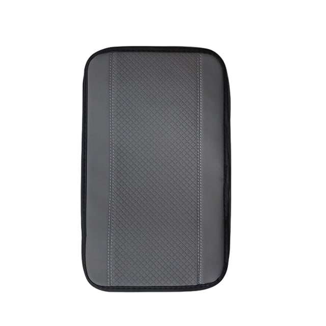 Car Armrest Storage Box Mat, Fiber Leather Car Center Console Cover, Car Armrest Seat Box Cover Accessories Interior Protection For Most Vehicle, SUV, Car