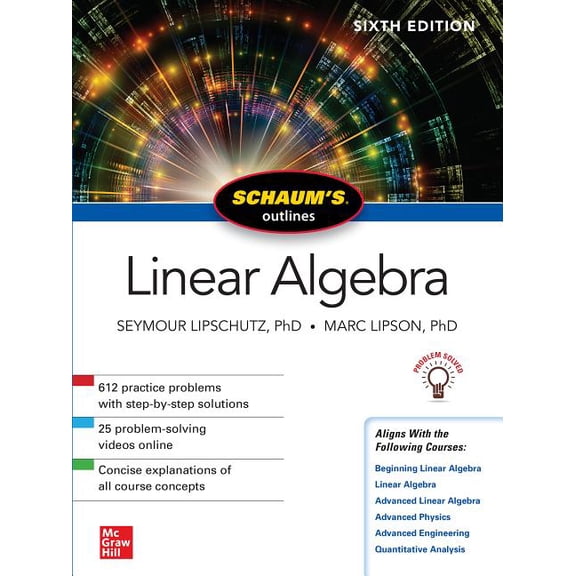 Schaum's Outlines Schaum's Outline of Linear Algebra, (Paperback)