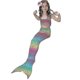 thumbnail image 2 of Traje de baño para niñas, conjunto de Bikini con cola de sirena, trajes de juego de rol, trajes de baño, ARainbow8-9 años, 2 of 3
