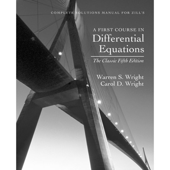 Pre-Owned Ism 1st Crse Diff Equat 5e (Paperback) 0534382797 9780534382797