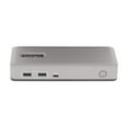 thumbnail image 1 of StarTech.com Station d'Accueil Double Moniteur USB-C, DisplayPort & Station d'Accueil Multi-Moniteurs HDMI/VGA jusqu'à 4K 60Hz, Station d'Accueil USB-C, Hub USB 7x, PD 85W, 1 of 10