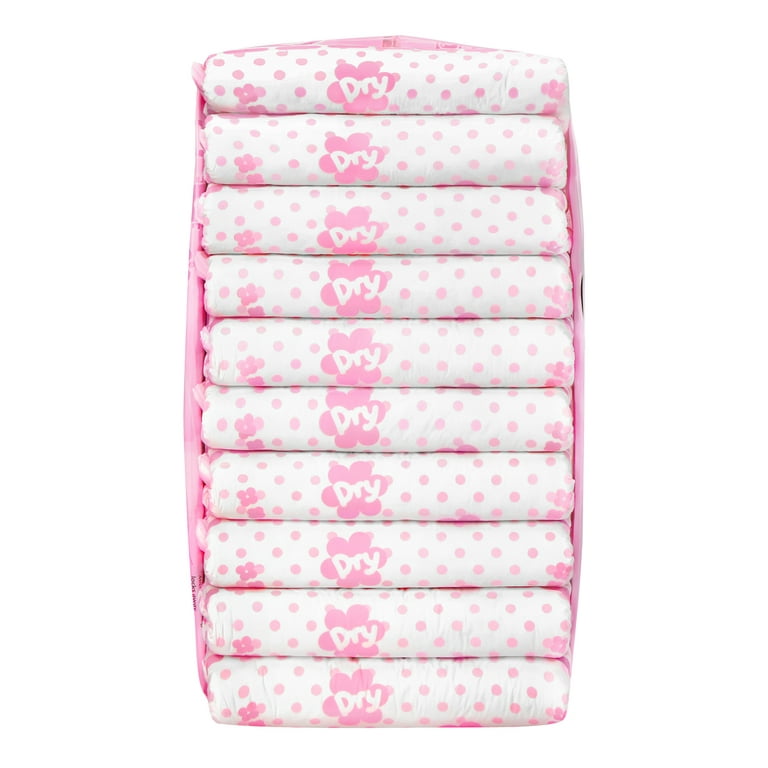 Littleforbig Adult Printed Diaper 10 Pieces - Baby Usagi (X-Large 48-56)