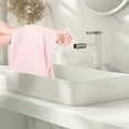 thumbnail image 5 of Unique Bargains 4 Pcs Cotton Soft Bathroom Hand Towel 14" x 30" Pink, 5 of 8