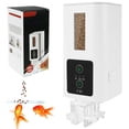 thumbnail image 1 of AMERTEER Automatic Fish Feeder Intelligent Timing Aquarium Food Dispenser Reusable Aquarium Tank Timer Auto Feeder Large Capacity 400ml Electric Fish Food Dispenser for Fish Tank Aquarium, 1 of 11