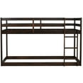 thumbnail image 6 of Miniyam Wood Twin Over Twin Bunk Bed for Kids, Espresso, 6 of 7